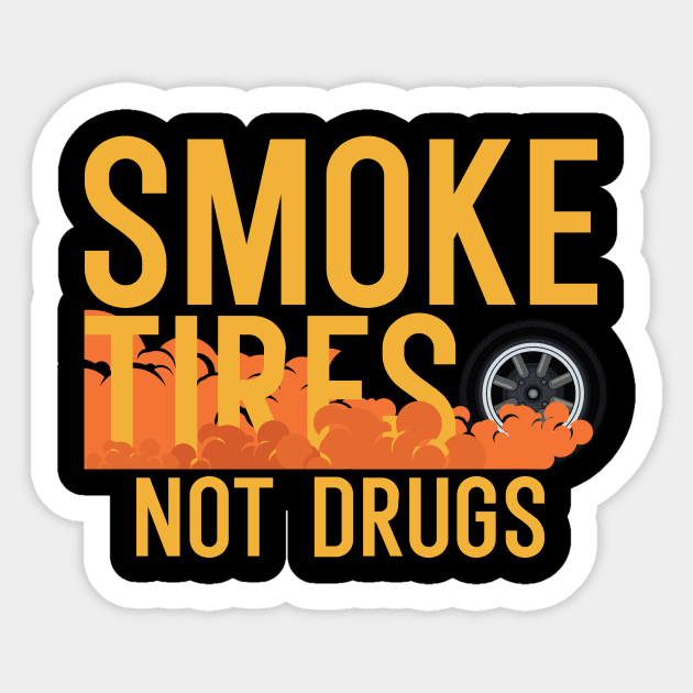 Smoke tries not drugs Sticker by maxcode